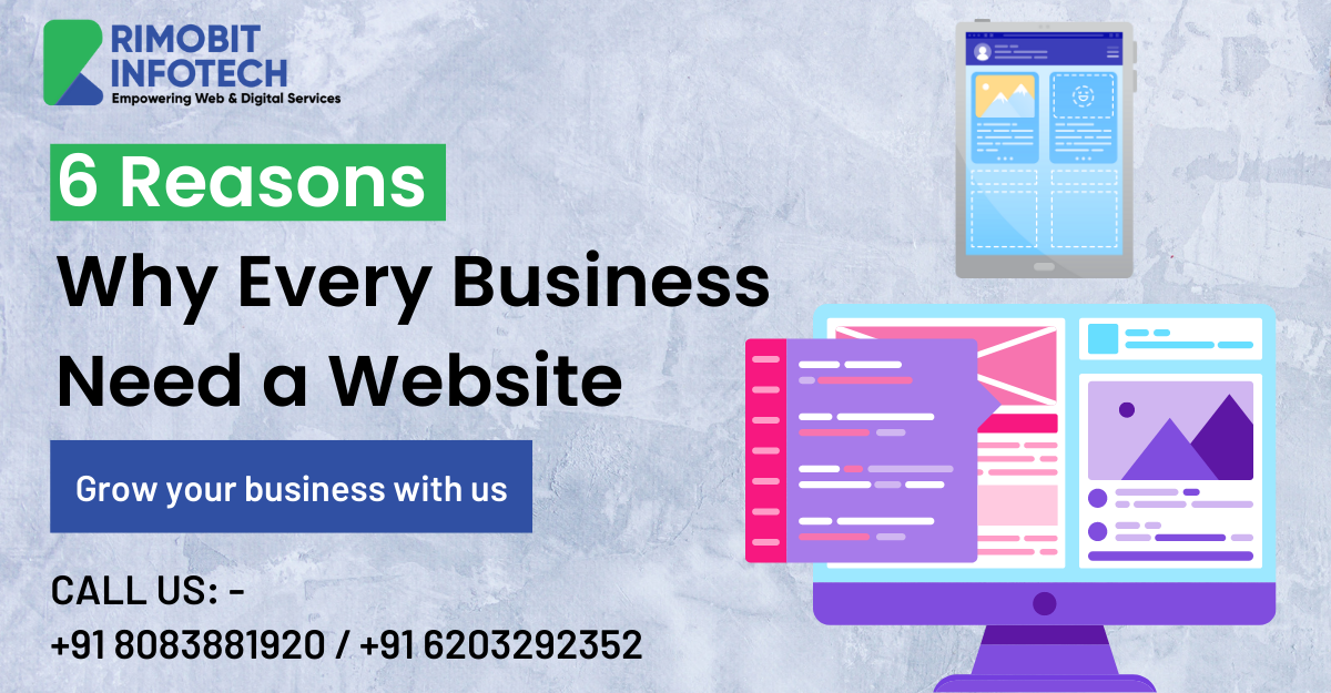 6 Reasons Why Every Business Need a Website